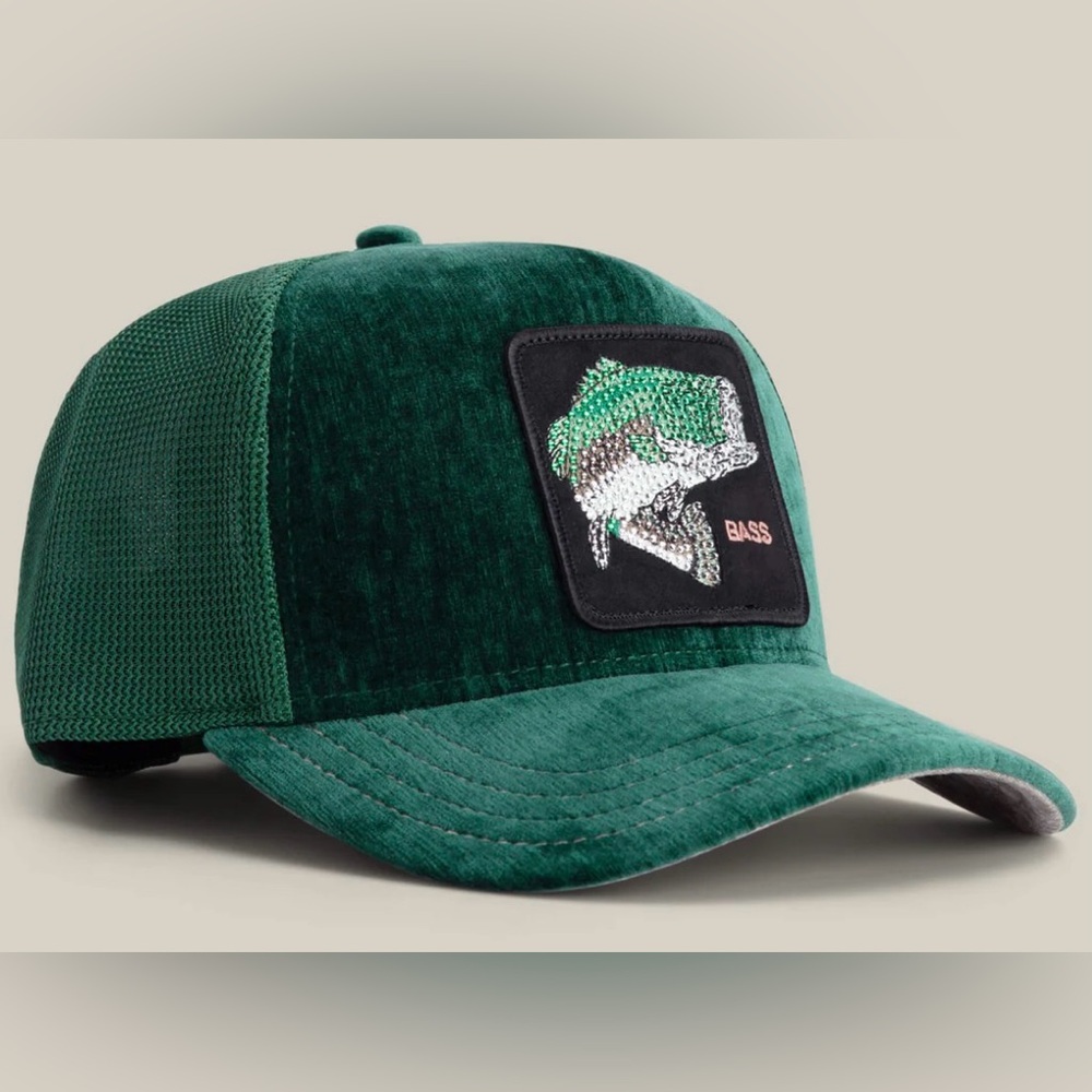 Goorin Bros Iced Bass Animal Farm Trucker Hat Green Brand New With Tags - Picture 4 of 4
